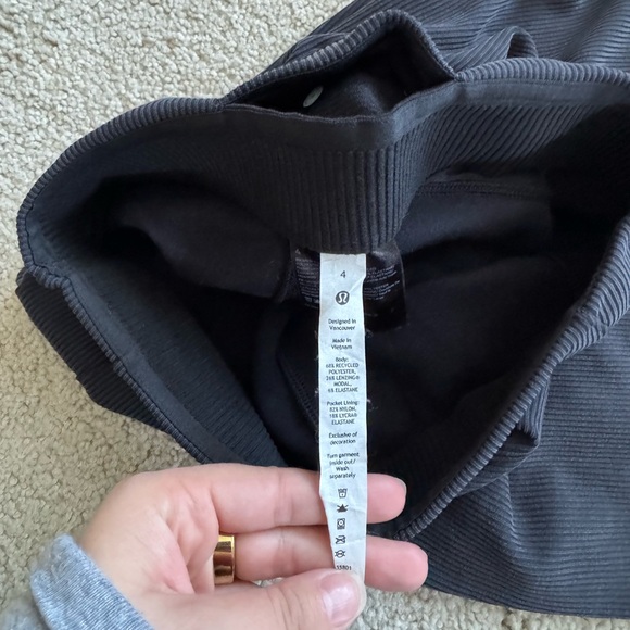 Lululemon - Softstreme Ribbed Zip Flare Pant - Picture 9 of 15